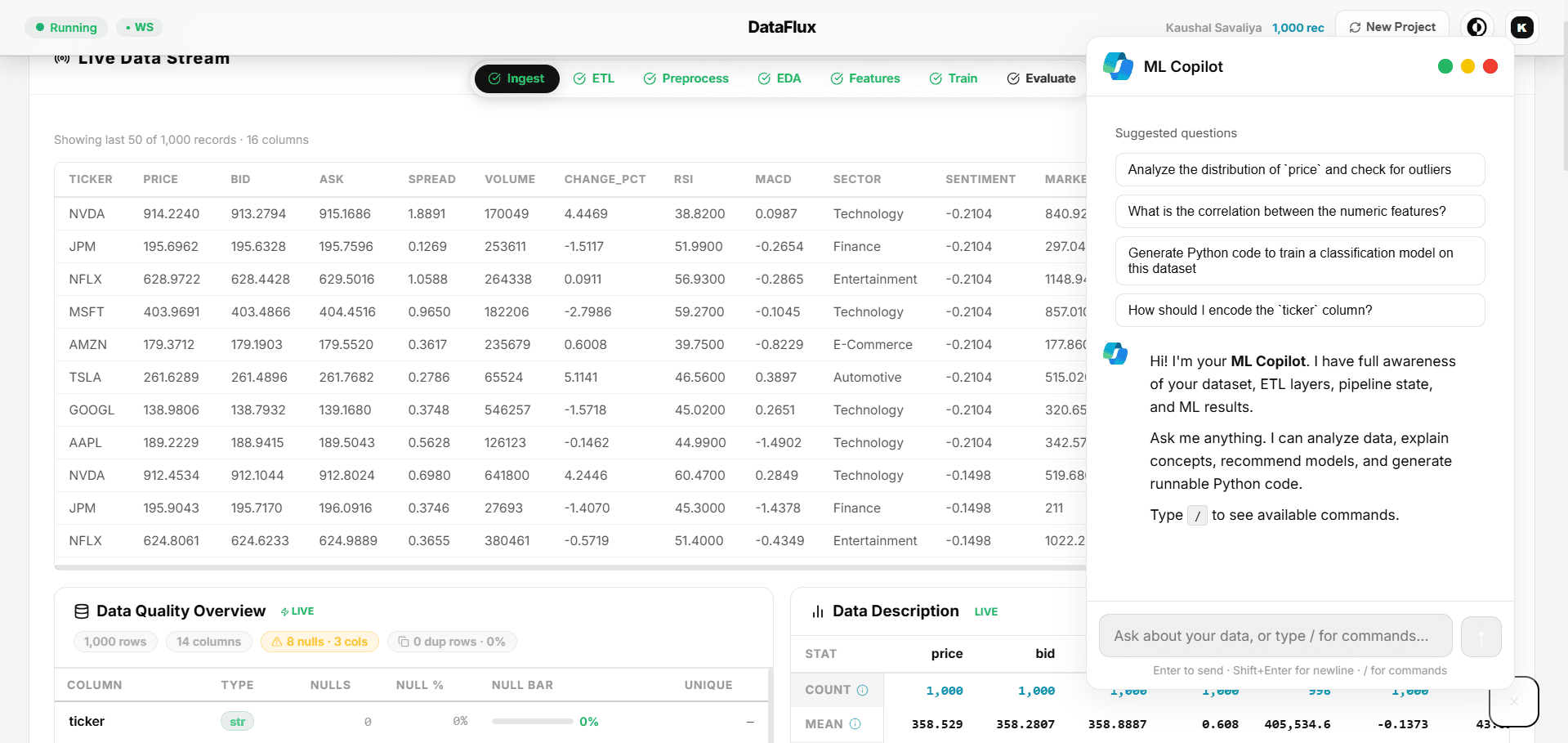 DataFlux preview 7