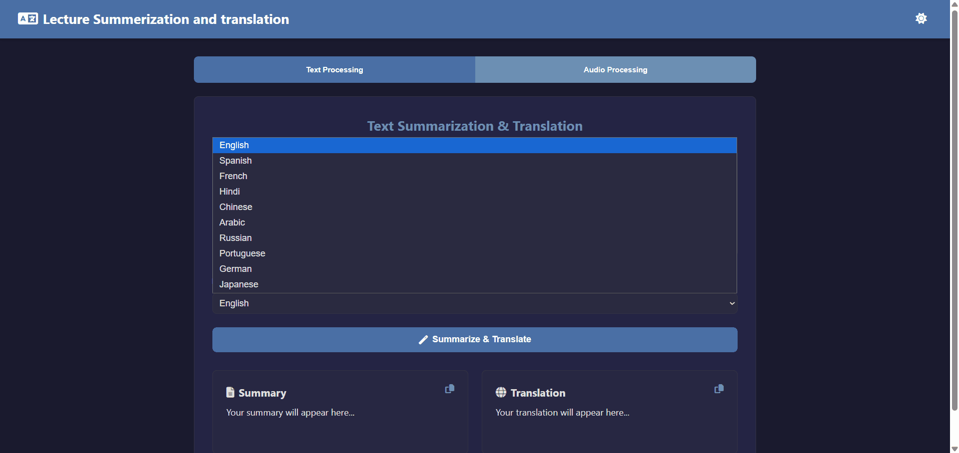 Lecture Summarization preview 2